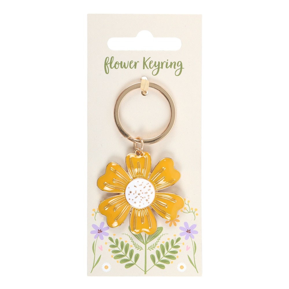 Something Different - Yellow Daisy Keychain - Multicolours